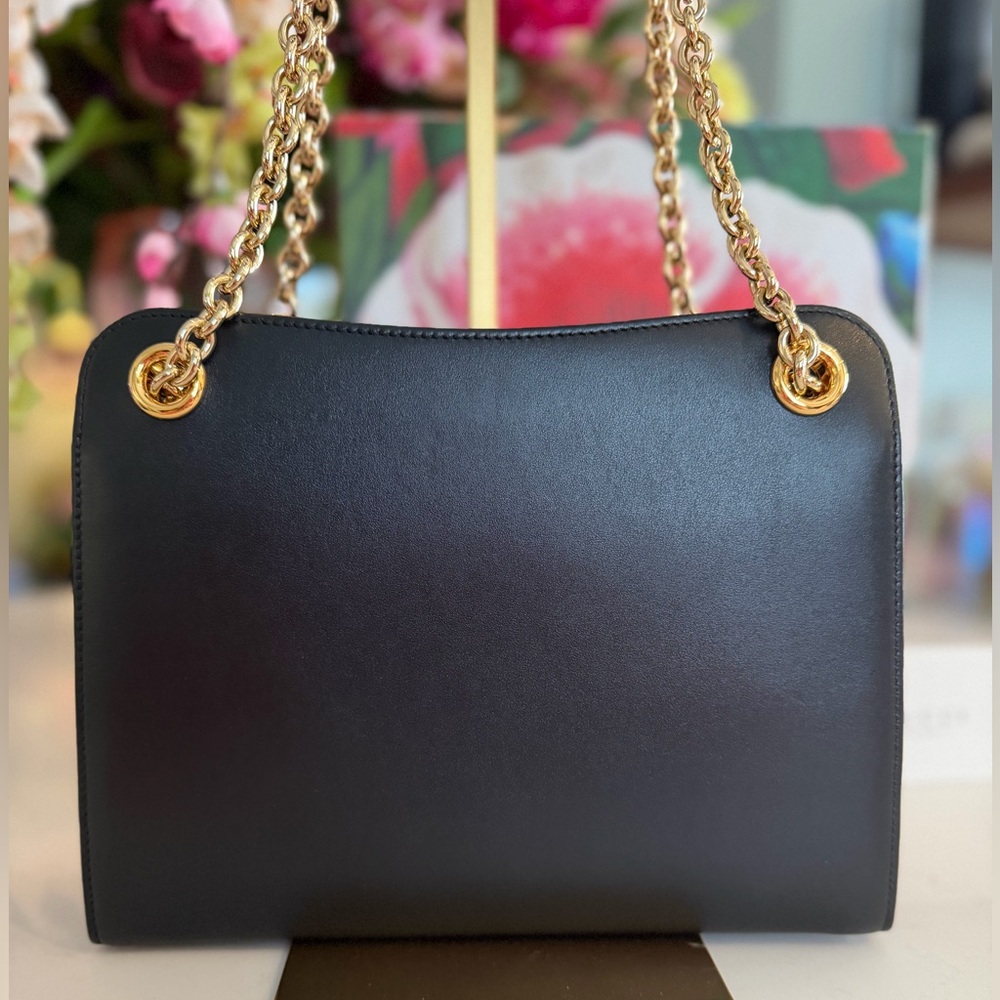 Gucci NWT Zumi Embellished Leather Shoulder Bag In Black ~ Full Inclusion - Picture 7 of 16